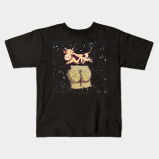 The cow jumped over the moon Kids T-Shirt
